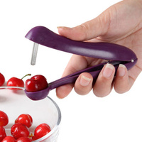 Cherry Pitter Olives Pits Stoner Removal Core Easy Squeeze Grip Kitchen Tool