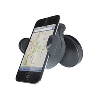 Dash View Universal Windshield Mobile Car Holder Handsfree Stand Black
