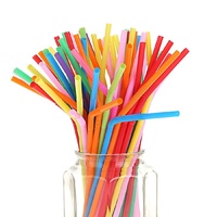 100pcs/Pack Colorful Party Straws