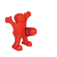 Naughty Novelty Wine Bottle Stopper Red