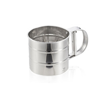 Dia 15cm Stainless Steel Mesh Flour Sifter Sieve Strainer Cake Baking Kitchen