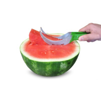 Watermelon Slicer No Mess Easy With Juicy Slices Of Melon Fruit Slicer Silver 