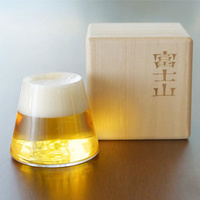 Fuji Beer Glass Cup Wine Drinking Tea Mug Home Party Pub Bar Gift