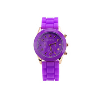 POP Classic - Silicone Quartz Watch Purple