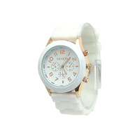 POP Classic - Silicone Quartz Watch White