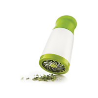 The Herb Mill Grinder Spice Grinder & Chopper White/ Green BPA Free Plastic