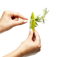 Herb Leaf Remover Stripper Kitchen Gadget Greens Stripping Tool BPA Free Plastic