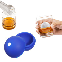 Large Ice Sphere Slow Melting Jumbo Ice Cube Mould(Bigger Size) Random Colour