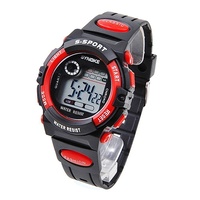 Unisex Kids Student Watches (Red)