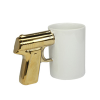 Pistol Grip Novelty Coffee Mug Ceramic