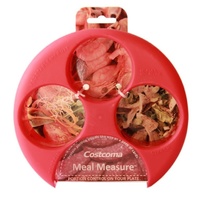Meal measure Portion Control Plate (20.5*5.5cm) Red