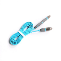 USB Sync Charg 8Pin Micro USB Cable iPhone 6 6 plus iPad iPhone 5 5s 5c Sam Blu