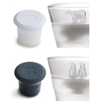 Polar Bear and Penguin Shape Ice Cube Moulds  100% BPA Free Silicone