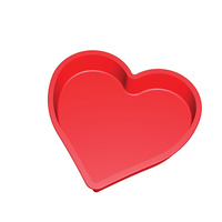 Silicone single heart cake mold Random Colour 100% BPA Free Silicone