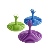 3 x "HANDY" Universal Sink Silicone Drain Plugs