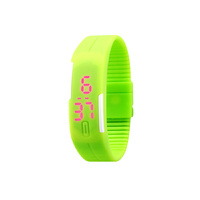 Sporty Silicone - LED Gel Watch Yellow