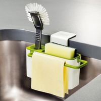 Green Kitchen Washing Holder Brush Sponge Sink Drain Towel Rack Kitchen Tidy