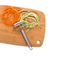Sturdy Steel Vegetable & Cheese Shredder & Peeler 100% BPA Free Silicone