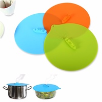 Steam Ship Pot - Lid Blue/Green/Orange 100% Food Grade Silicone