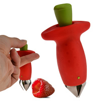 Strawberry Corer Red and Green Red and Green BPA Free ABS