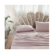 Sheet Set Bed Sheets Set Double Flat Cover Pillow Case Purple Essential
