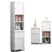 2 in 1 Bathroom Tallboy Furniture Cupboard