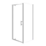 Bath Shower Enclosure Screen Seal Strip Glass Shower Door 760x760x1900mm