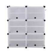 Shoe Cube Cabinet Rack Shelf Stackable 6 Tier