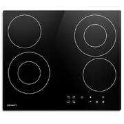 6300W Four Burner Ceramic Cooktop - Black