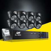 CCTV Security System 2TB 8CH DVR 1080P 8 Camera Sets