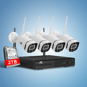 3MP Wireless CCTV WiFi Security Camera System IP Cameras 8CH NVR 2TB
