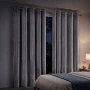 Blackout Velvet Curtains 2 Panel 132x213cm | EXTG