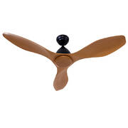 48" DC Motor Ceiling Fan with Remote 8H Timer Reverse Mode 5 Speeds Natural