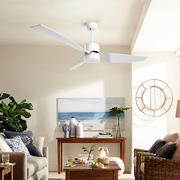 Devanti 52'' Ceiling Fan With LED Light DC Motor Remote Control 1300mm White