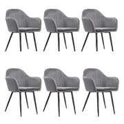Contemporary 6x Armchair Lounge Chair Accent - Multipurpose Use