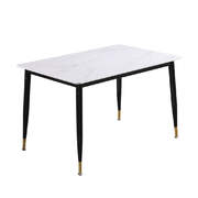 Metal Dining Table Legs Steel White