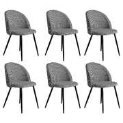 Elegant 6x Dining Chairs Kitchen Cafe - Multipurpose Use Classic