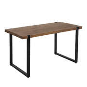 Contemporary Dining Table Industrial Wooden - Soft Cushion Classic