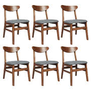 Elegant 6xDining Chairs Kitchen Chair - Foldable Function Classic