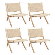 Minimalist 4x Accent Chair Foldable Recliner - Easy Assembly