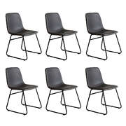 Modern 6x Dining Chairs Kitchen Table - Durable Frame Classic