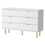Compact Chest of 6 Drawers - Multipurpose Use Classic Durable
