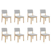 Versatile Dining Chairs 8 Upholstered Kitchen Chair - Easy Assembly