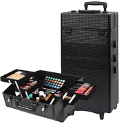 7-In-1 Professional makeup trolley Black
