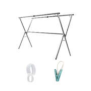 Minimalist Adjustable Clothes Drying Airer Foldable 150-200cm