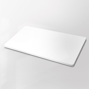 White Motorized Sit Stand Table Desktop Electric Standing Desk