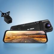 1080P Dash Camera 9.66" Front Rear View