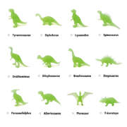 I dig glow in the dark dino egg dig kit set of 4