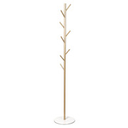 CLOTHES STAND COAT RACK METAL RAIL PORTABLE HANGER STAND GOLD