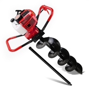 66Cc Post Hole Digger 200Mm Petrol Drill Extension Auger Bits